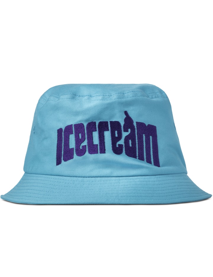 Light Blue ICECREAM Arch Logo Bucket Hat Placeholder Image