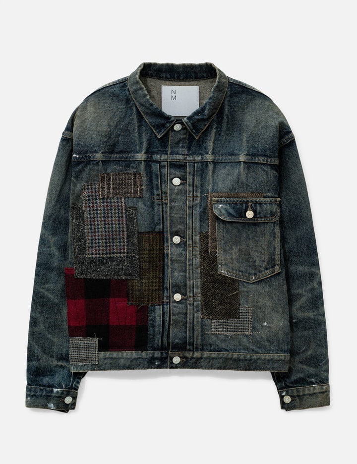 Junya Watanabe Man Junya Watanabe Man X New Manual Cotton Denim Multi Fabrics Mix Trucker