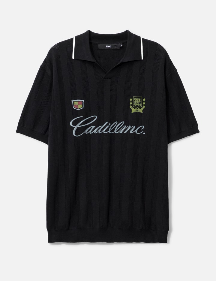 Mesh Knit Polo Shirt Placeholder Image