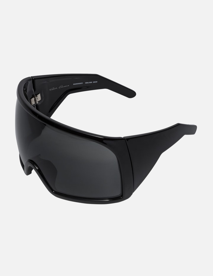 Shop Rick Owens Kriester Sunglasses In Black