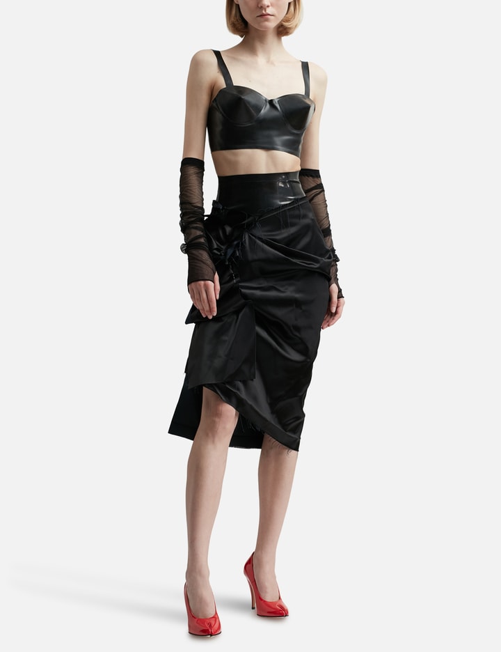 Shop Maison Margiela Décortiqué Skirt In Black