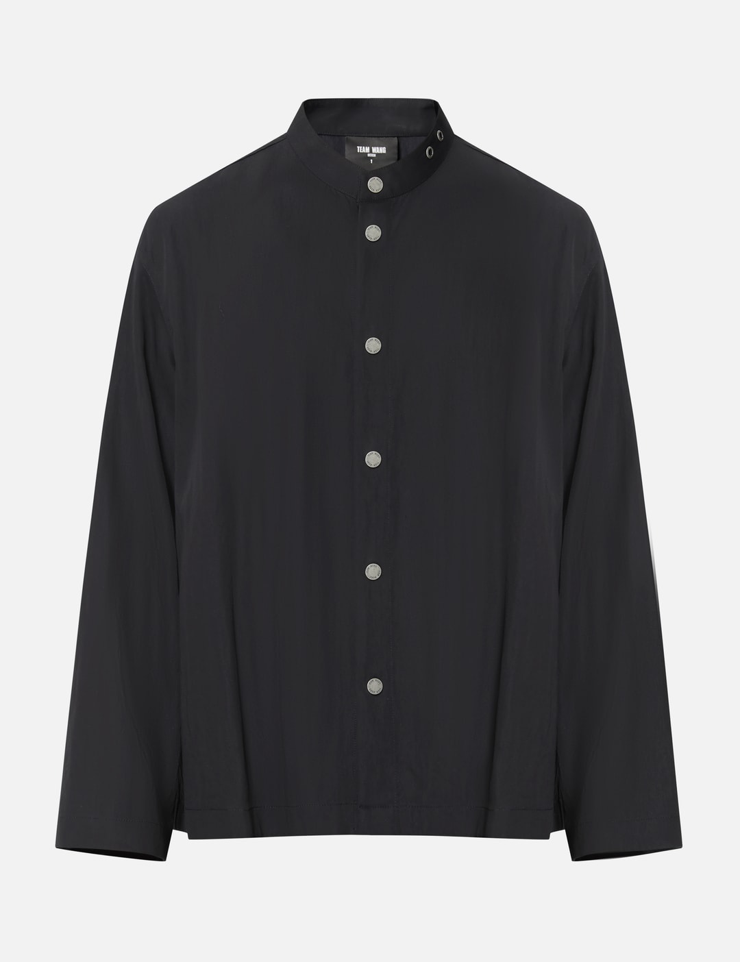 Team Wang CHOICES BANDED COLLAR SHIRT