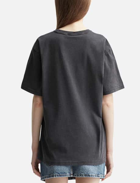 Distressed Logo Cotton T-Shirt view 9
