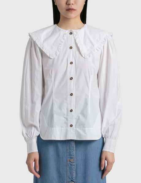 Ganni Organic Cotton Poplin Shirt