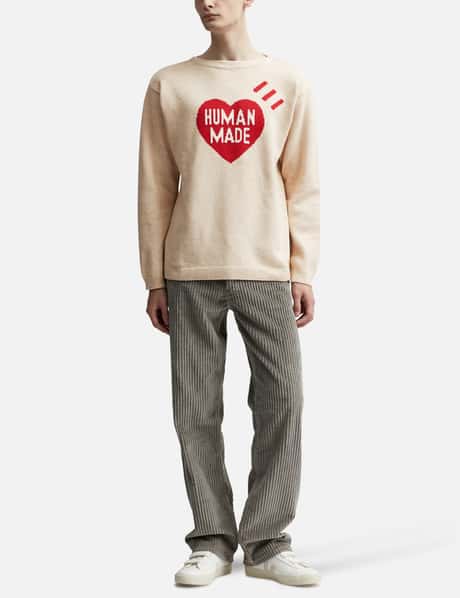 Human Made - Heart Knit Sweater | HBX - Globally Curated Fashion 