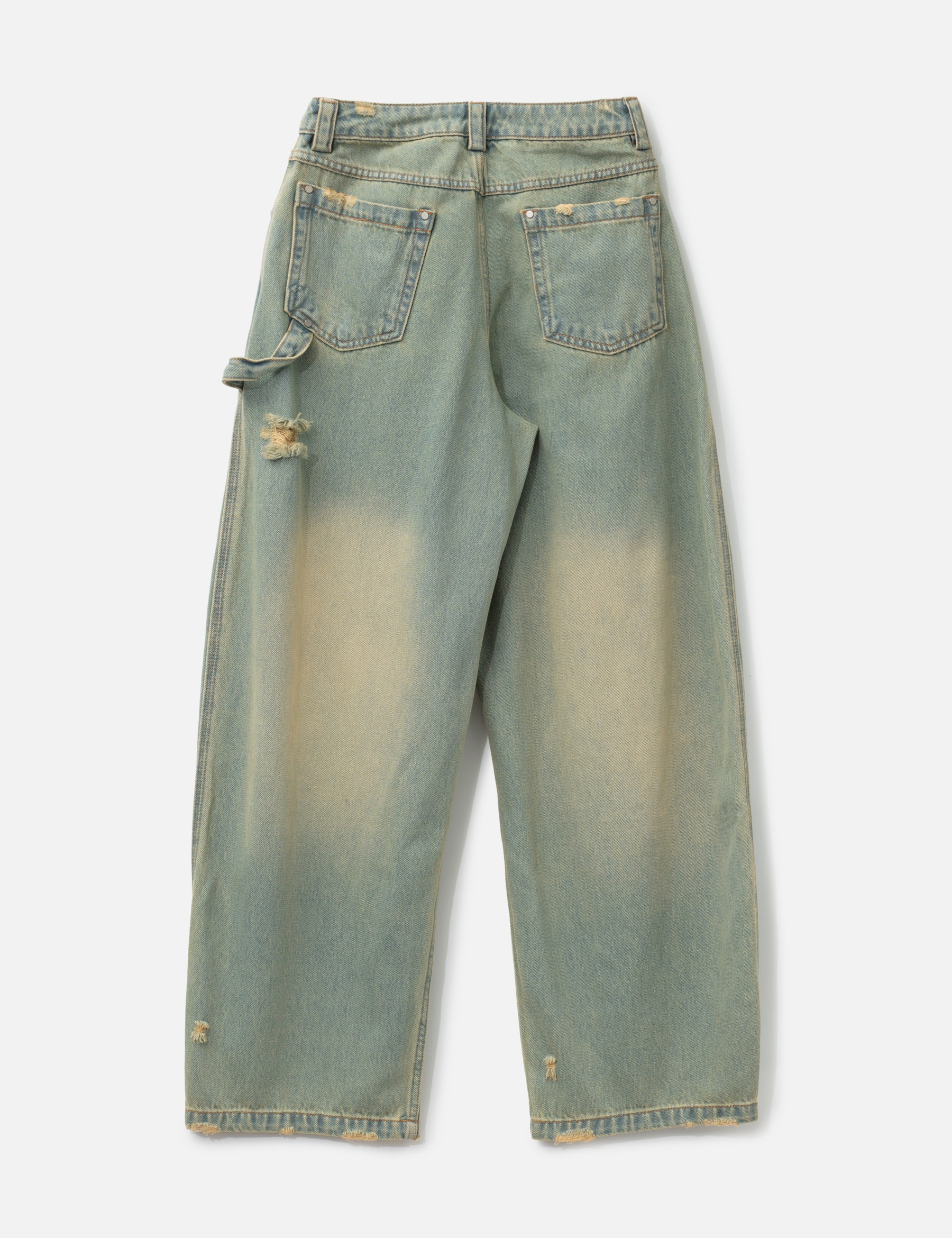 Blue Barrel Leg Jeans view 17