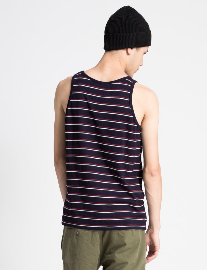 Saturdays Nyc Indigo Stripe Rosen Tank Top