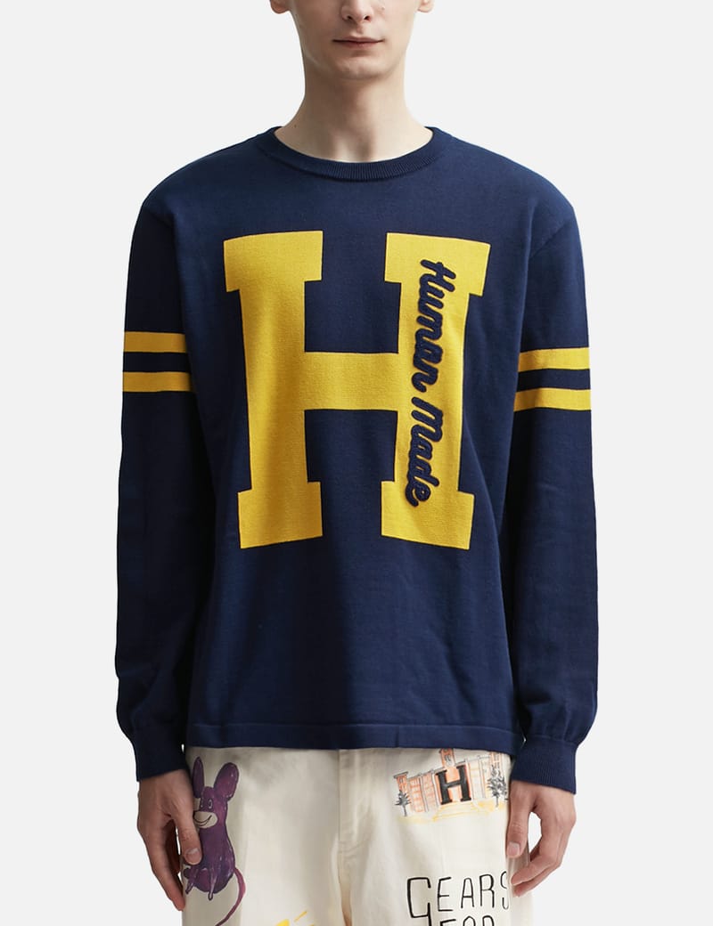 HUMAN MADE - HUMAN MADE KNIT SWEATER #1 GREEN XLサイズの通販 by 