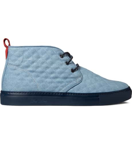 Del Toro - Denim Quilted Chukka | HBX display picture 1