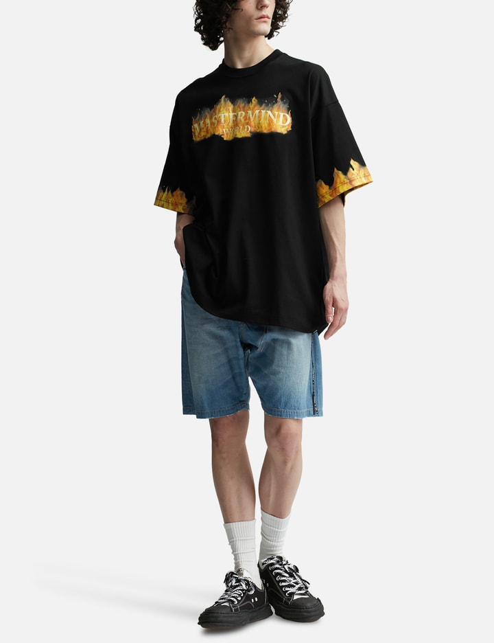 Oversized Fire Short Sleeve T-shirt Placeholder Image