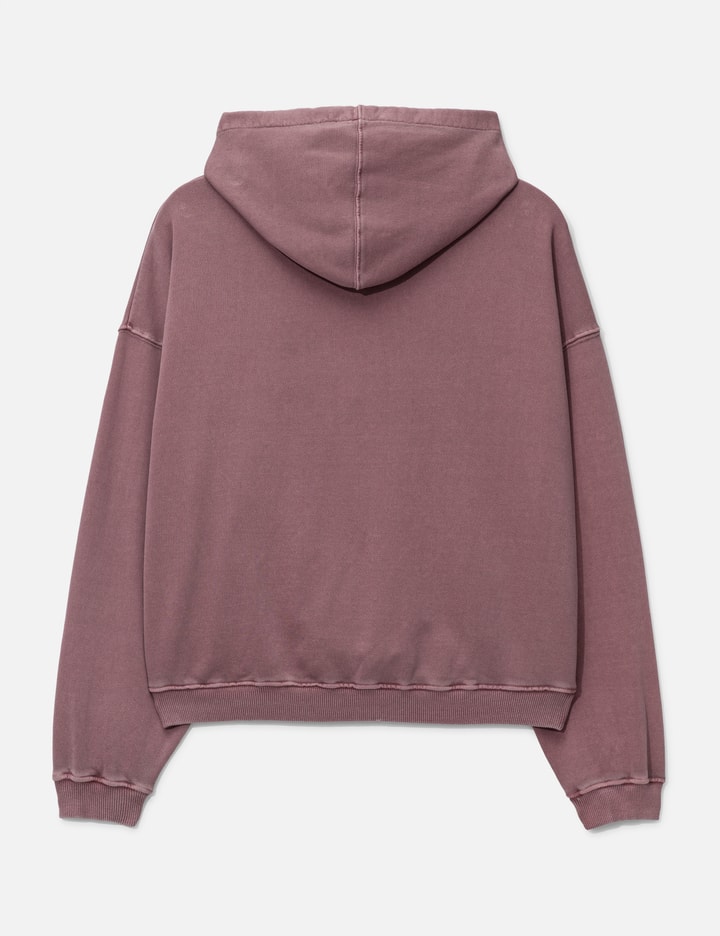 Curved Zip-Up Round Hem Hoodie Placeholder Image