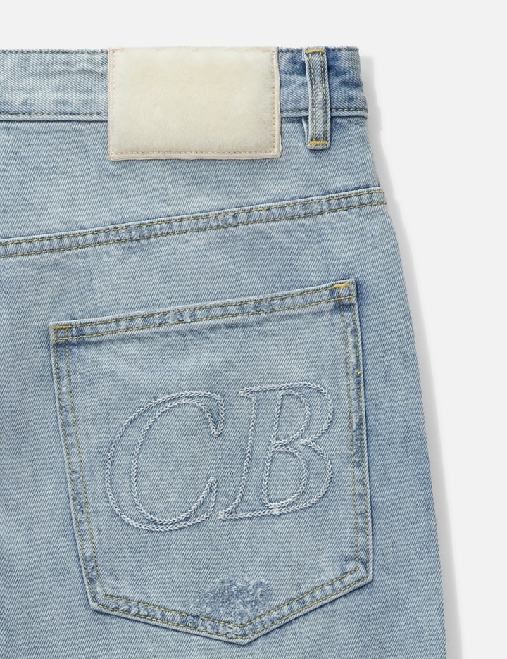 Repaired Denim Shorts Placeholder Image