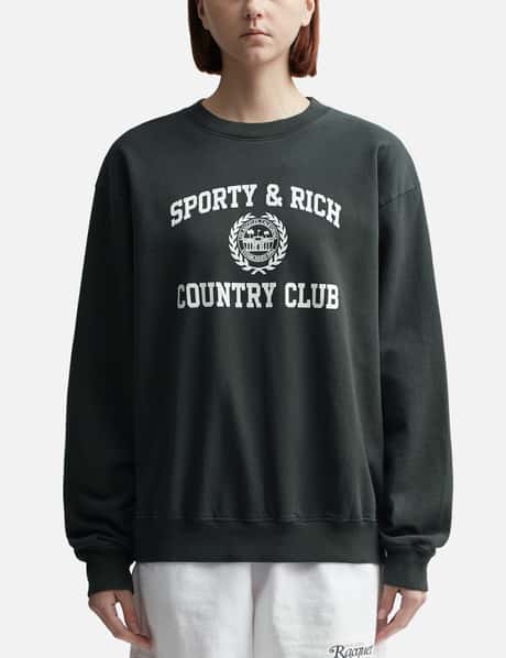 Sporty & Rich Varsity Crest Crewneck