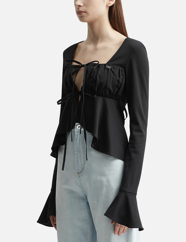 Shirring Tie Cardigan Placeholder Image