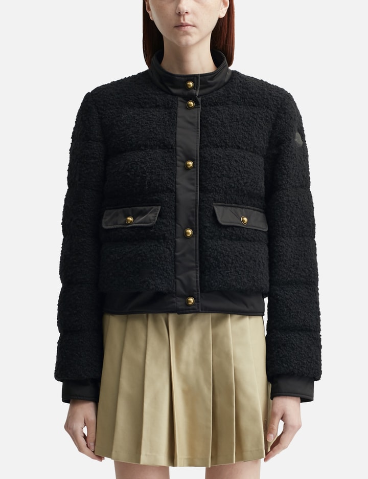 Blandy Wool Blend Bouclé Short Down Jacket Placeholder Image
