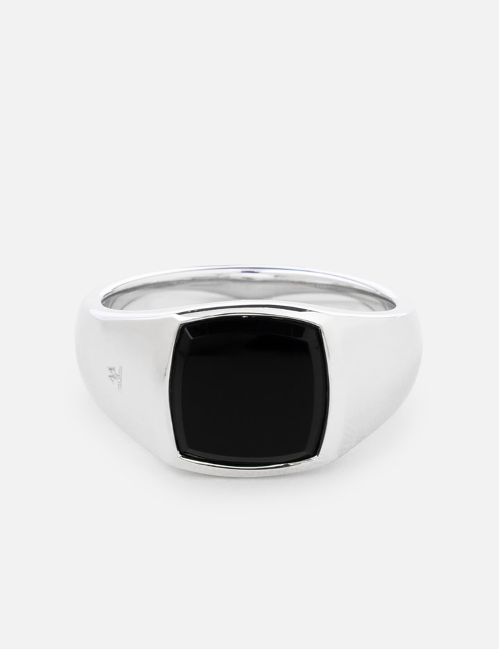 Tom Wood Kay Ring Polished Onyx