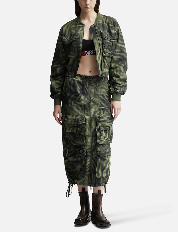 O-MIRTOW PRINTED CARGO SKIRT Placeholder Image