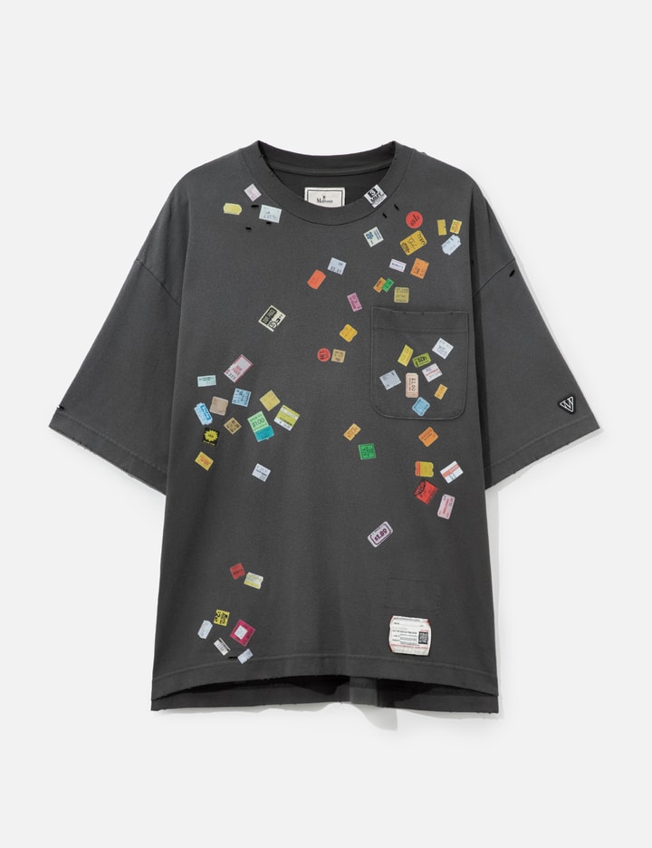 Maison Mihara Yasuhiro Price Tag Sticker Printed T-Shirt