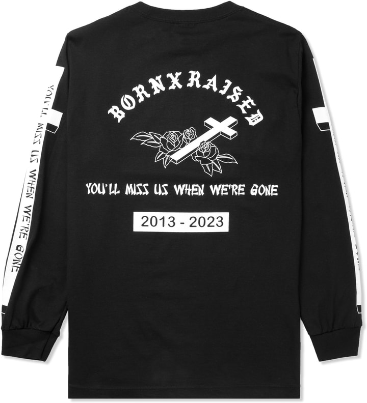 Born x Raised Men's T-Shirt - Black - L