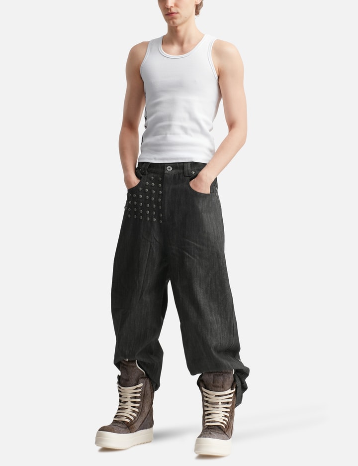 "Devlin" Studded Waxed Japanese Raw Denims Placeholder Image