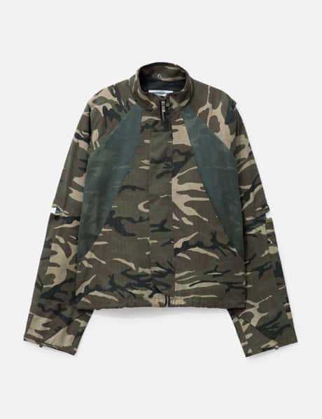 FFFPostalservice - Hooded Parachute Bomber V2 Jacket | HBX 