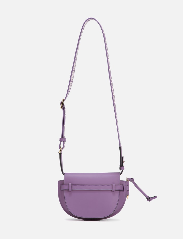 Gate Dual Mini Leather Shoulder Bag in Pink - Loewe