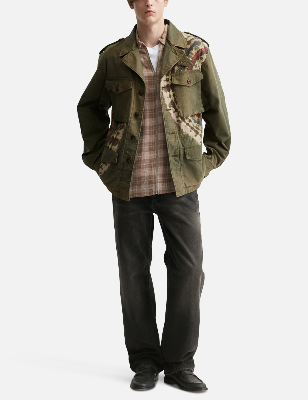 Tie-Dye Military Jacket view 15