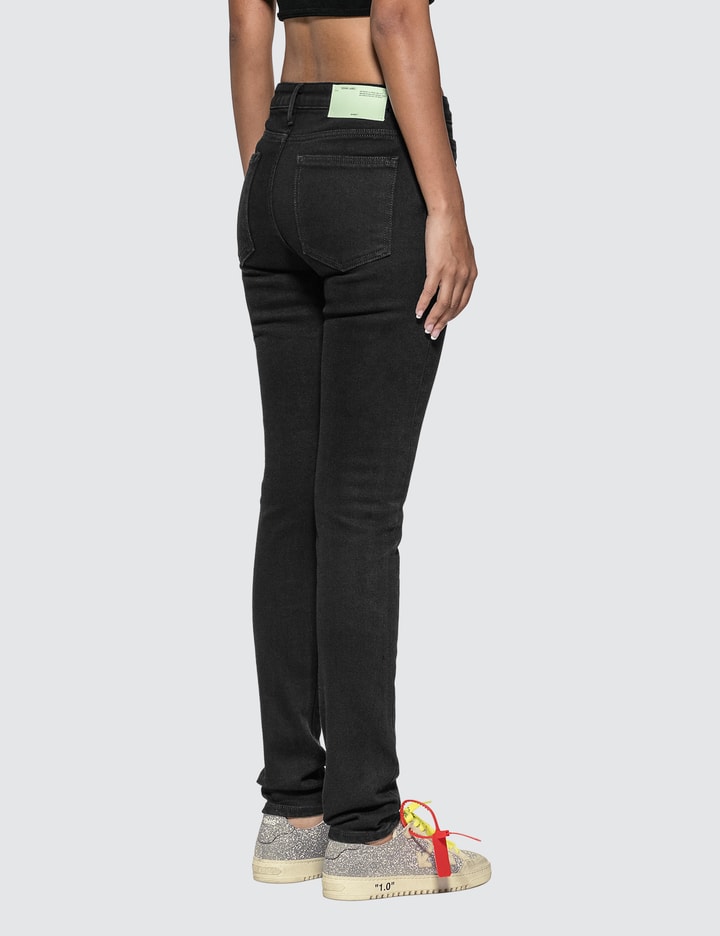 Skinny Fit Jeans With Twisted Scarf Placeholder Image