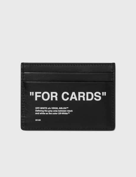 Off-White™ Calf Skin Quote Cardholder