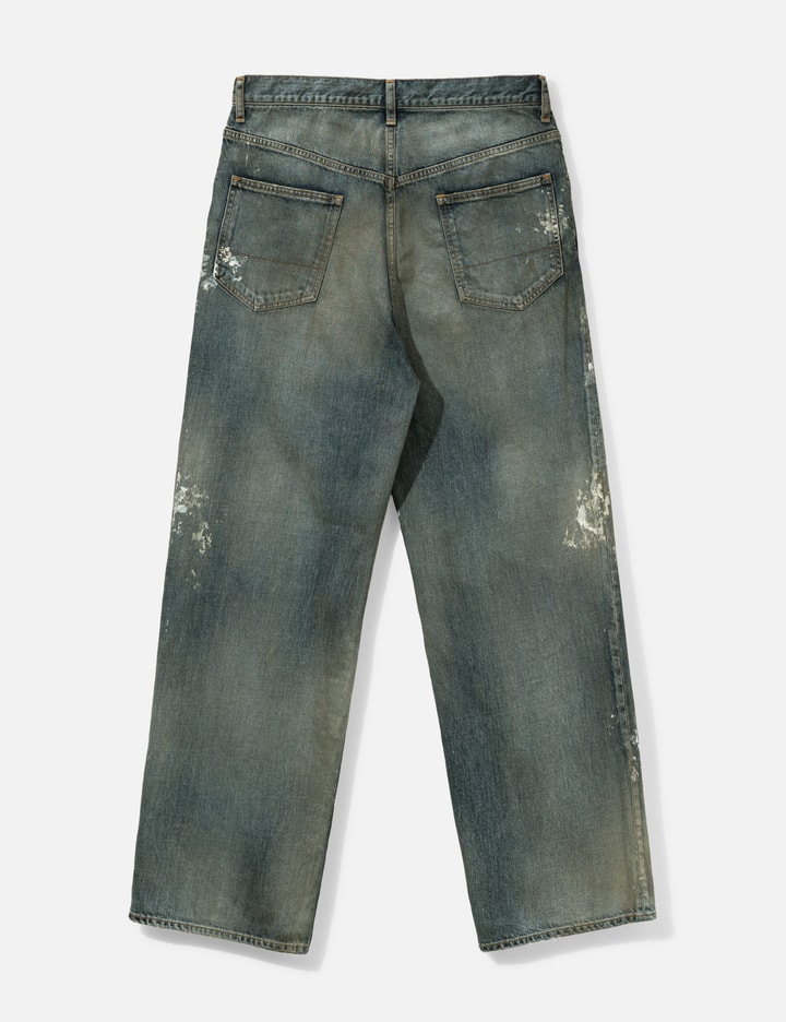 ANCELLM #08 Painted Middle Straight 5P Denim Pants