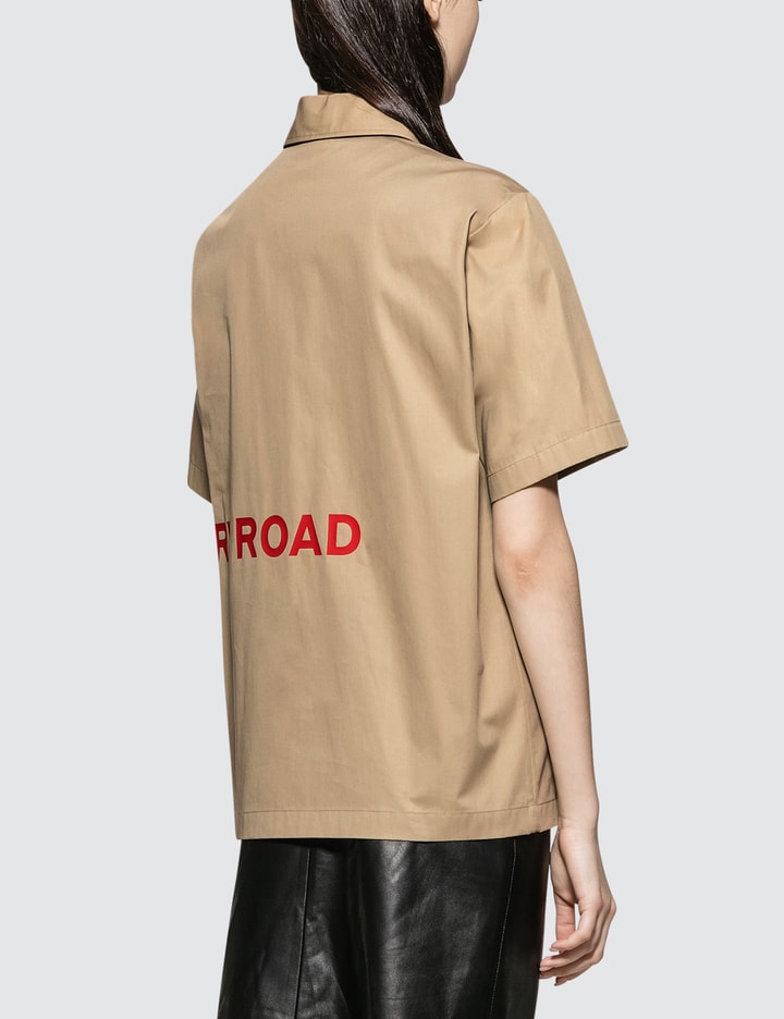 Burberry Logo Zip Short Sleeve Shirt Placeholder Image