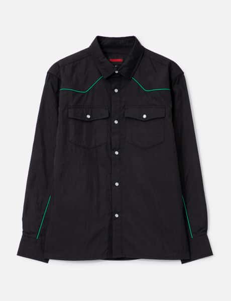 Pleasures Nylon Western Button Up