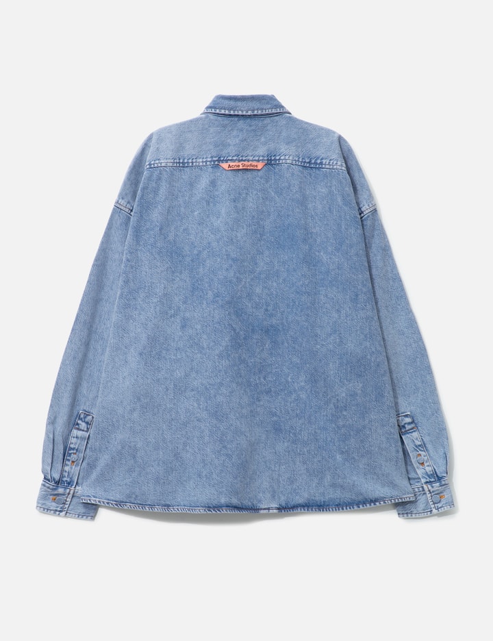 Denim Button-up Shirt Placeholder Image