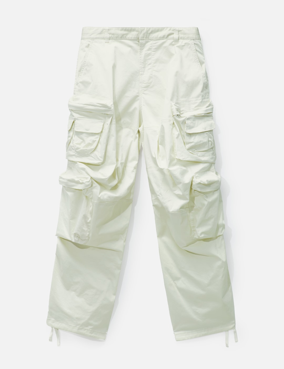 Cargo Pants In Stretch Cotton Satin