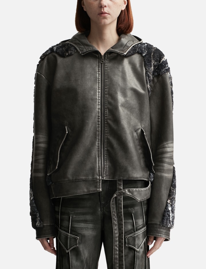 Swamp Faux Leather Jacket Placeholder Image