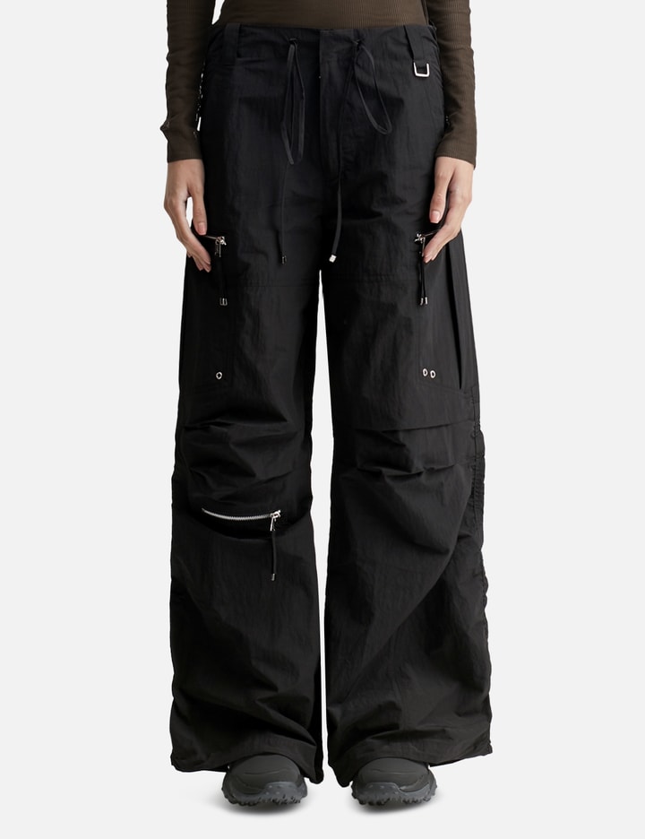 Nache Puckering Jogger Pants In Black