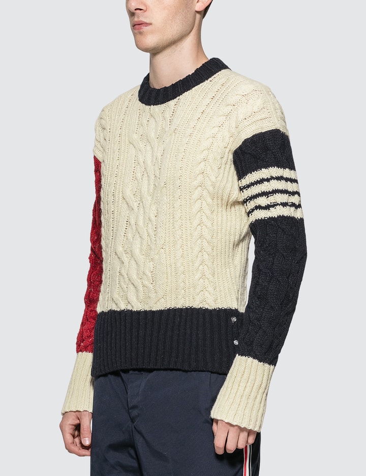 Cable Knit Crewneck Sweater Placeholder Image