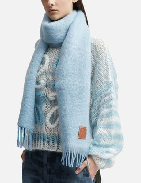 Loewe Mohair and Wool Scarf HBX1