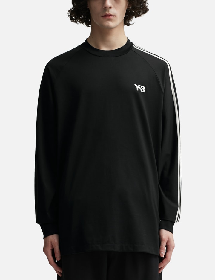 Shop Y-3 3s Long Sleeve T-shirt In Black