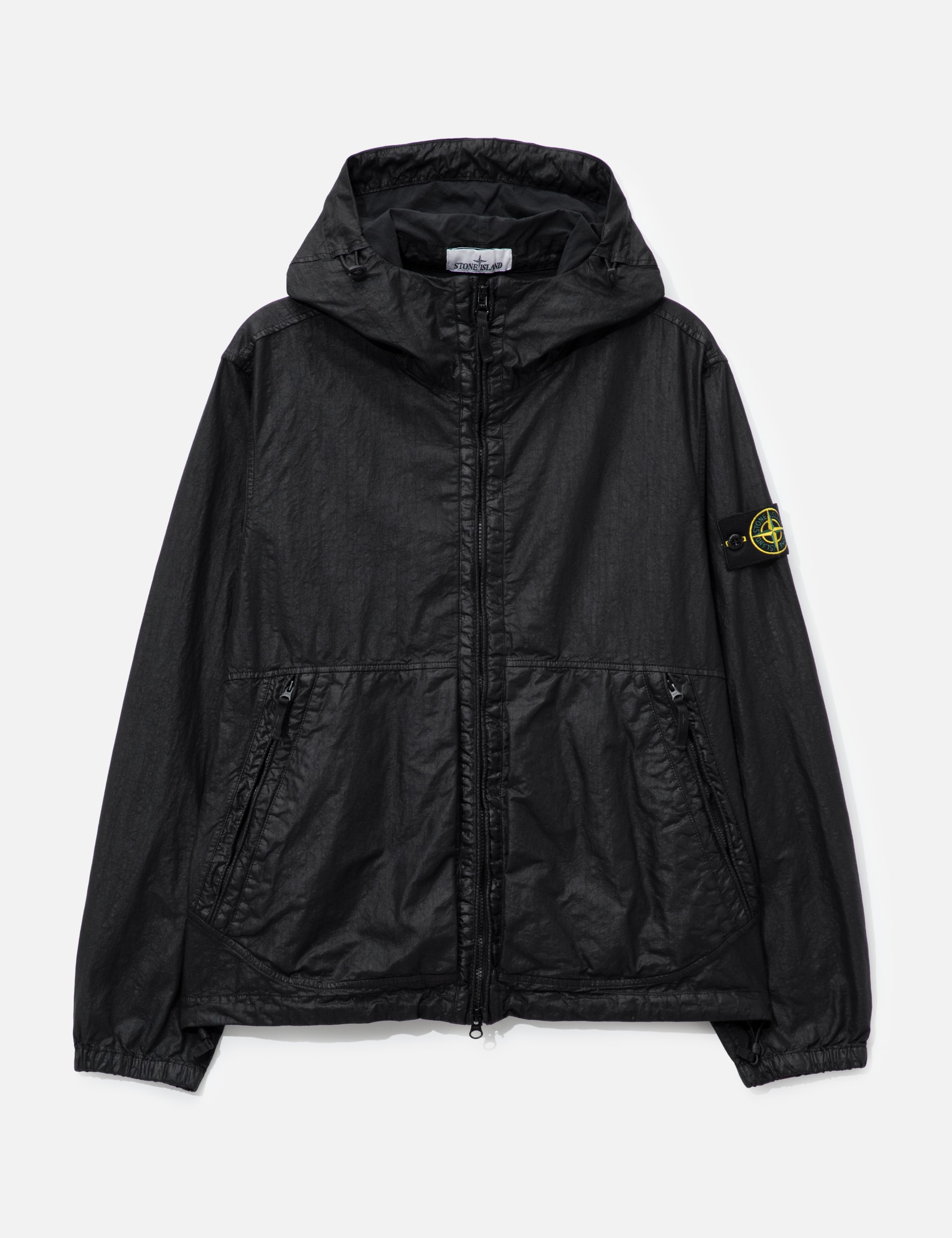 Organic-Look Nylon Panama-TC Hooded Jacket view 16