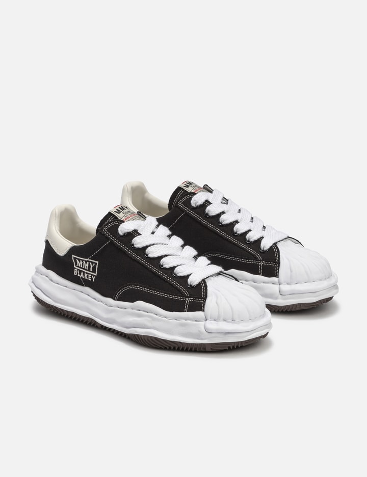 Miharayasuhiro Maison Mihara Yasuhiro Black Canvas Blakey Low Top Sneakers In Black