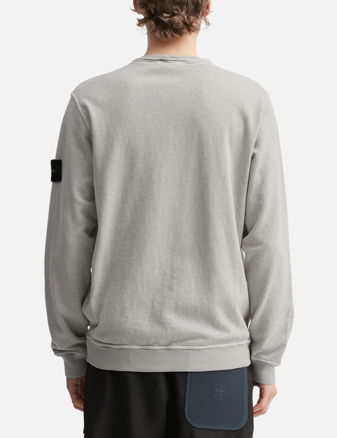 Malfilé Fleece 'Old' Effect Crewneck Sweatshirt view 19
