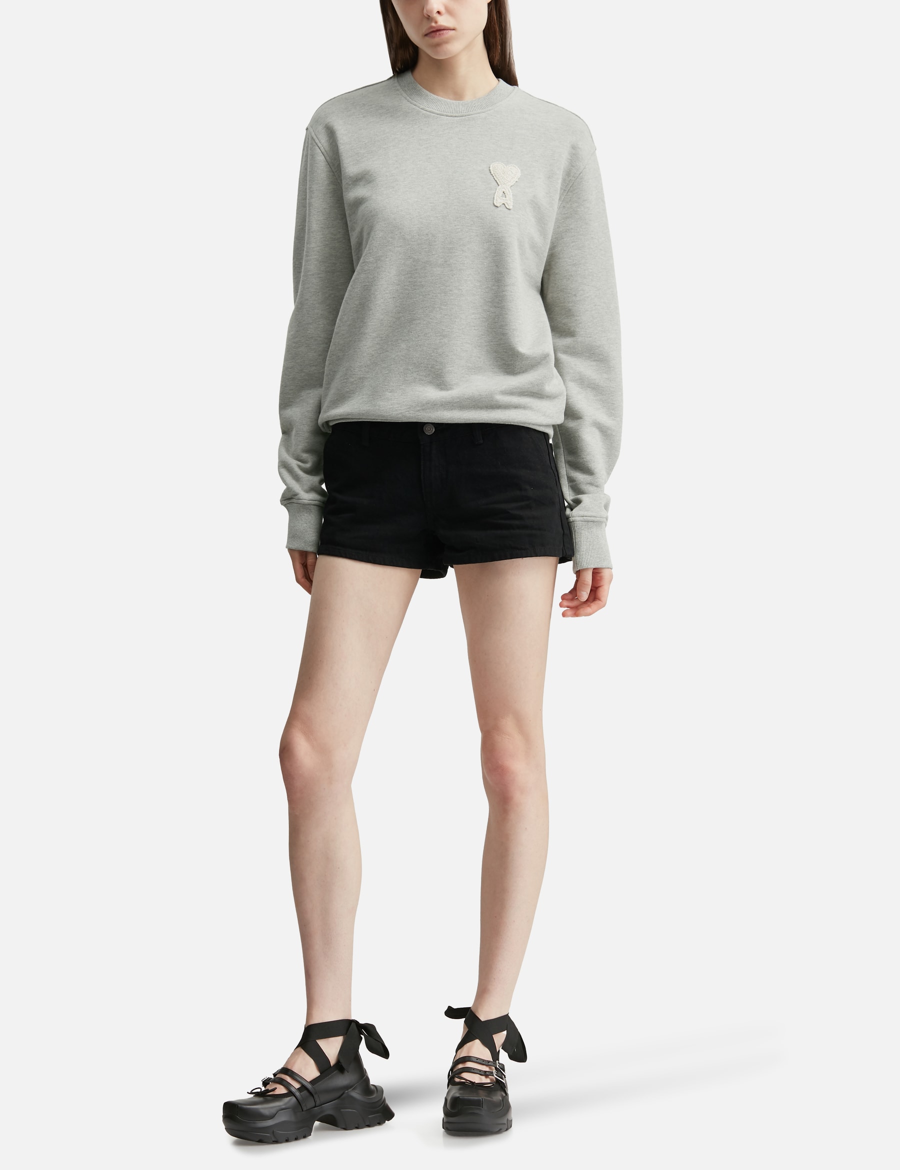 Cotton Knitted Ami De Coeur Sweatshirt view 20