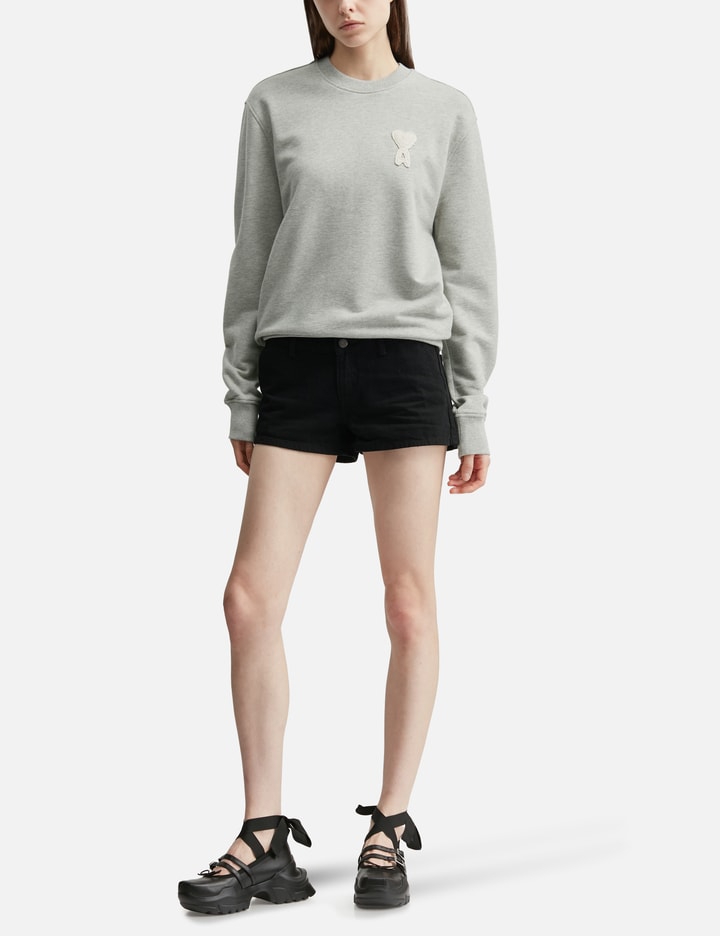 Cotton Knitted Ami De Coeur Sweatshirt view 5