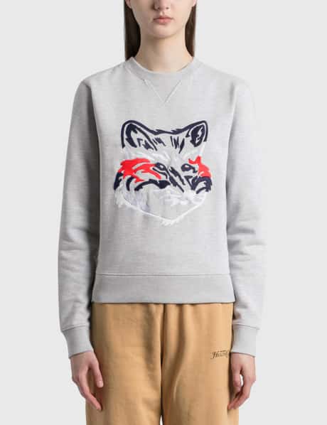 Maison Kitsuné - Big Fox Embroidery Regular Sweatshirt | HBX 