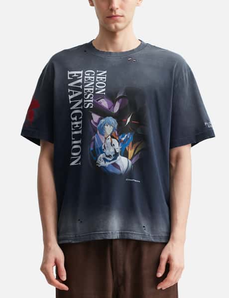 Neon Genesis Evangelion X Protocol-Index Overdyed Vintage Rei T-Shirts view 10