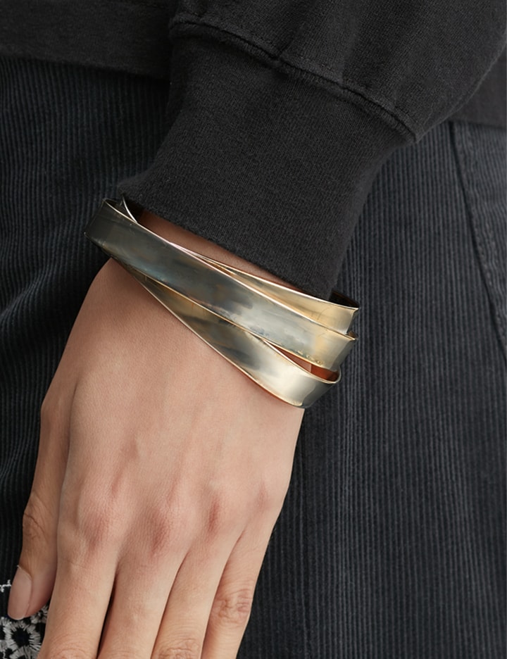 Suot Studio x Jeanne Friot Sterling Silver 3-Ribbon Palm Cuff Placeholder Image