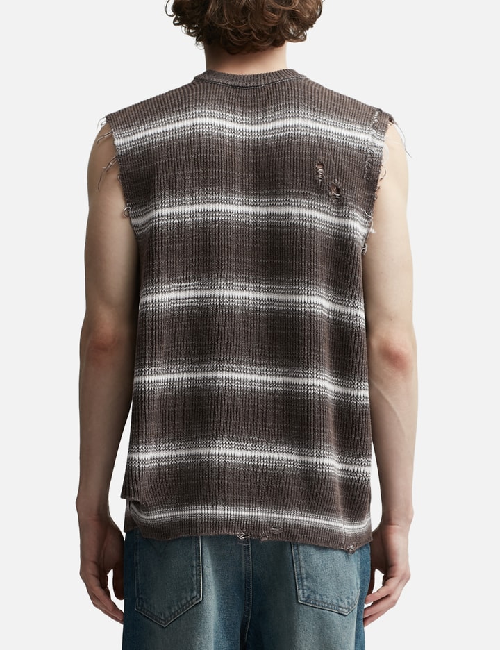 Bleach Striped Sweater Vest Placeholder Image