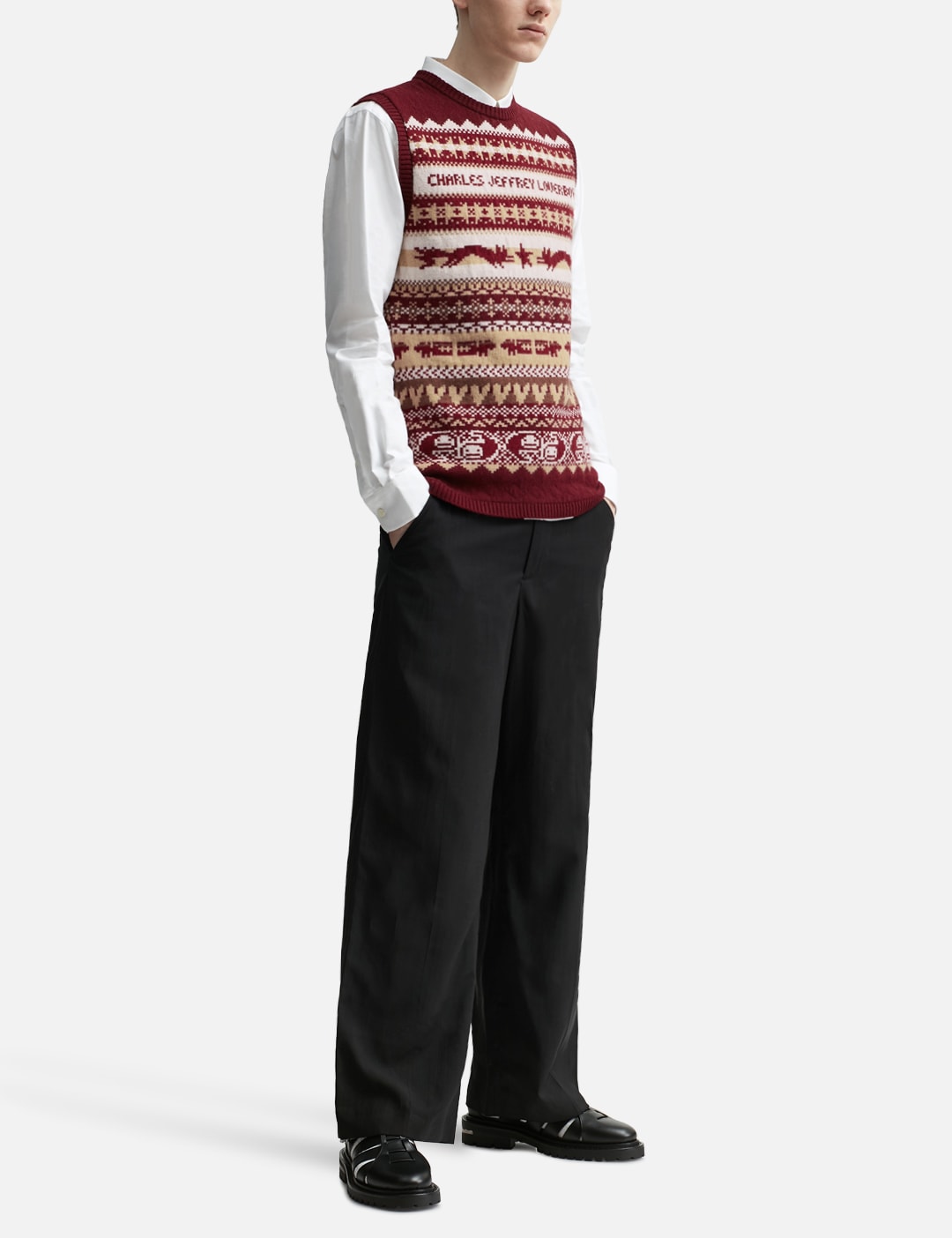 Fine Fairisle Vest view 15