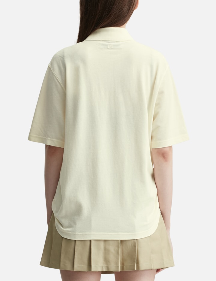 Ami Ami De Coeur Super Lightweight Cotton Piqué Polo Shirt